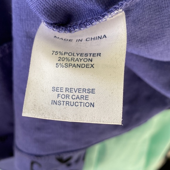 Tyler Boe Purple & Black Leopard Animal Print Asymmetrical Ruffle Tank Top - M - Picture 11 of 13